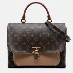Pre Owned Louis Vuitton Brown Monogram Marignan