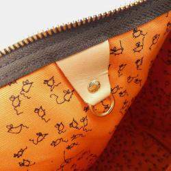 Pre Owned Louis Vuitton Catgram Speedy Bandouliere 30Cm Boston Bag