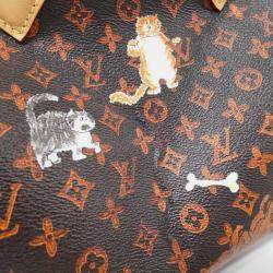 Pre Owned Louis Vuitton Catgram Speedy Bandouliere 30Cm Boston Bag