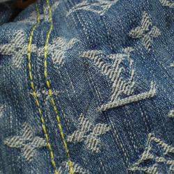 Pre Owned Louis Vuitton Monogram Denim Sac Ad GM Backpack