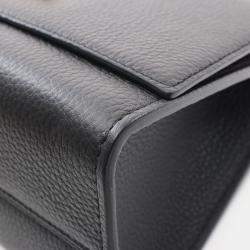 Pre Owned Louis Vuitton Twist One Handle Pm Handbag Leather Taurillon Black