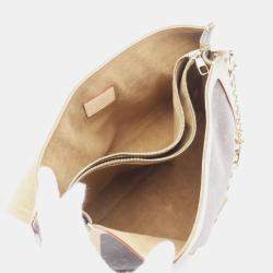 مملوكة مسبقًا حقيبة كتف لويس فويتون دوفين سوفت جي إم قماش جلد بني بشعار المونوجرام