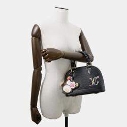 Pre Owned Louis Vuitton Epi Leather Handbag Lv X Tm Alma Bb Black Shoulder Bag.