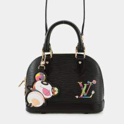 Pre Owned Louis Vuitton Epi Leather Handbag Lv X Tm Alma Bb Black Shoulder Bag.