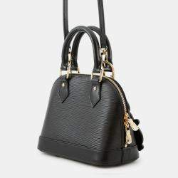 Pre Owned Louis Vuitton Epi Leather Handbag Lv X Tm Alma Bb Black Shoulder Bag.