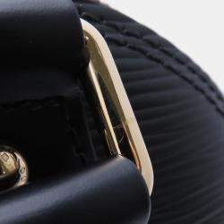 Pre Owned Louis Vuitton Epi Leather Handbag Lv X Tm Alma Bb Black Shoulder Bag.