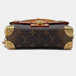 Pre Owned Louis Vuitton Shoulder Bag Monogram Dust Soul Trunk