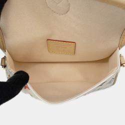 Pre Owned Louis Vuitton Monogram Multicolore Handbag LV×TM Nano Diane