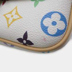 Pre Owned Louis Vuitton Monogram Multicolore Handbag LV×TM Nano Diane