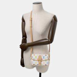 Pre Owned Louis Vuitton Monogram Multicolore Handbag LV×TM Nano Diane
