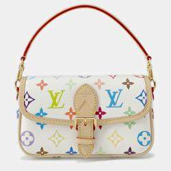Pre Owned Louis Vuitton Monogram Multicolore Handbag LV×TM Nano Diane
