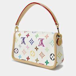 Pre Owned Louis Vuitton Monogram Multicolore Handbag LV×TM Nano Diane