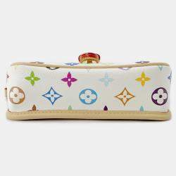 Pre Owned Louis Vuitton Monogram Multicolore Handbag LV×TM Nano Diane