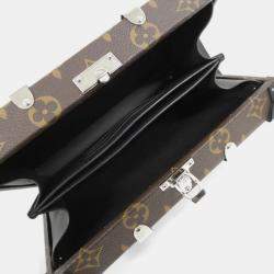 Pre Owned Louis Vuitton Monogram Macassar Wallet Trunk Handbag