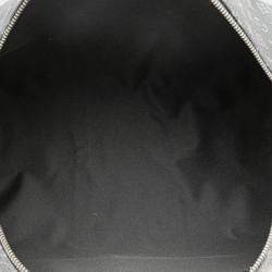 Pre Owned Louis Vuitton Monogram Eclipse Split Keepall Bandouliere 50 Boston/Shoulder Bag Silver Black Pvc And Leather