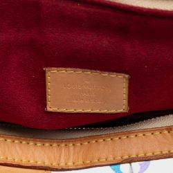 Pre Owned Louis Vuitton White Monogram Multicolore Courtney GM