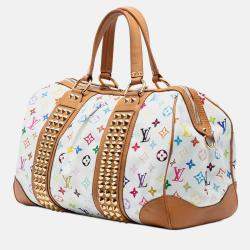 Pre Owned Louis Vuitton White Monogram Multicolore Courtney GM