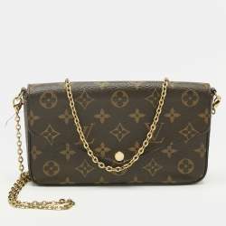 Pre Owned Louis Vuitton Monogram Canvas Pochette Felicie Bag