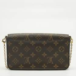 Pre Owned Louis Vuitton Monogram Canvas Pochette Felicie Bag