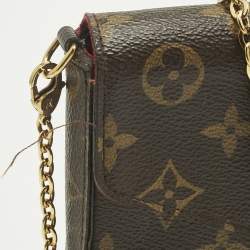 Pre Owned Louis Vuitton Monogram Canvas Pochette Felicie Bag