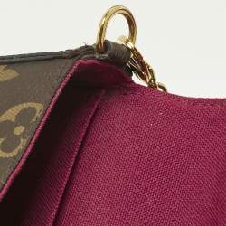 Pre Owned Louis Vuitton Monogram Canvas Pochette Felicie Bag