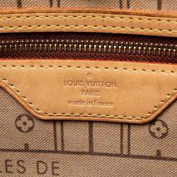 Pre Owned Louis Vuitton Brown Monogram Neverfull GM