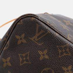 Pre Owned Louis Vuitton Brown Monogram Neverfull GM