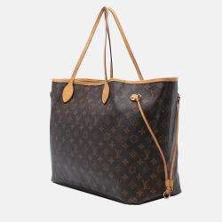 Pre Owned Louis Vuitton Brown Monogram Neverfull GM