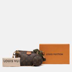 Pre Owned Louis Vuitton Brown Monogram Multi Pochette Accessoires