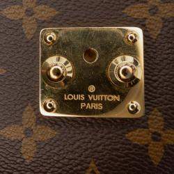 Pre Owned Louis Vuitton Brown Monogram Reverse Pochette Metis