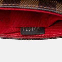 Pre Owned Louis Vuitton Brown Damier Ebene Croisette