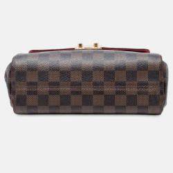 Pre Owned Louis Vuitton Brown Damier Ebene Croisette