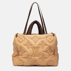 Pre Owned Louis Vuitton Brown Econyl Monogram Pillow OnTheGo GM