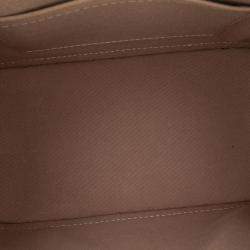 Pre Owned Louis Vuitton Gold Monogram Vernis Alma BB