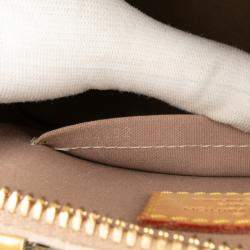 Pre Owned Louis Vuitton Gold Monogram Vernis Alma BB