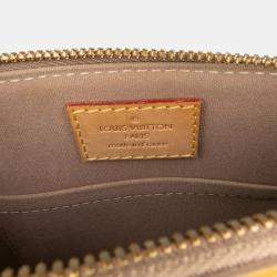 Pre Owned Louis Vuitton Gold Monogram Vernis Alma BB