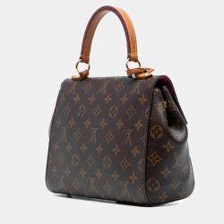 Pre Owned Louis Vuitton Brown Monogram Cluny BB