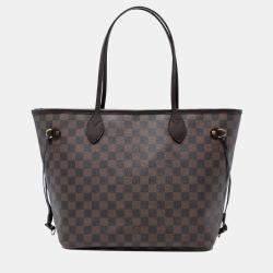 مملوكة مسبقًا Louis Vuitton Neverfull MM Damier Ebene Canvas Tote Bag