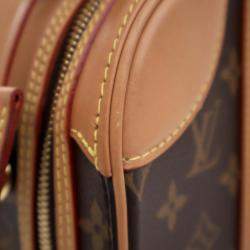Pre Owned Louis Vuitton Brown Monogram Valisette PM