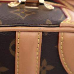 Pre Owned Louis Vuitton Brown Monogram Valisette PM
