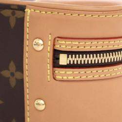 Pre Owned Louis Vuitton Brown Monogram Valisette PM