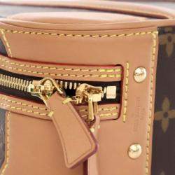 Pre Owned Louis Vuitton Brown Monogram Valisette PM