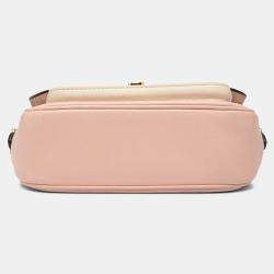 Pre Owned Louis Vuitton Pink Grained Calfskin Lockme Tender