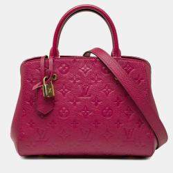Pre Owned Louis Vuitton Purple Monogram Empreinte Montaigne BB