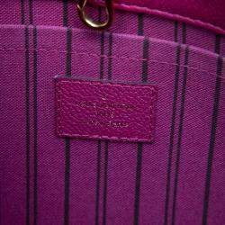 Pre Owned Louis Vuitton Purple Monogram Empreinte Montaigne BB