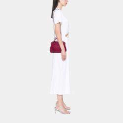 Pre Owned Louis Vuitton Purple Monogram Empreinte Montaigne BB