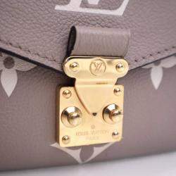 Pre Owned Louis Vuitton Monogram Empreinte Giant Pochette Metis East West