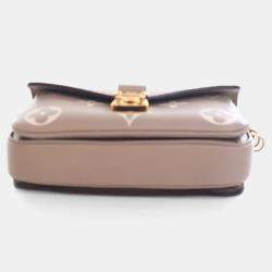 Pre Owned Louis Vuitton Monogram Empreinte Giant Pochette Metis East West