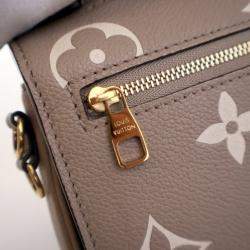 Pre Owned Louis Vuitton Monogram Empreinte Giant Pochette Metis East West