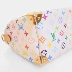 Pre Owned Louis Vuitton x Takashi Murakami Monogram Multicolor Speedy Bandouliere 25